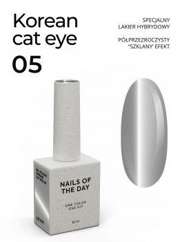 Lakier hybrydowy, Gel Polish #05 Korean Cat Eye (10ml), NOTD