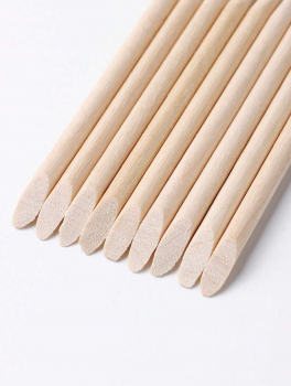 Patyczki drewniane do manicure EXPERT 110mm (100 szt), Staleks PRO