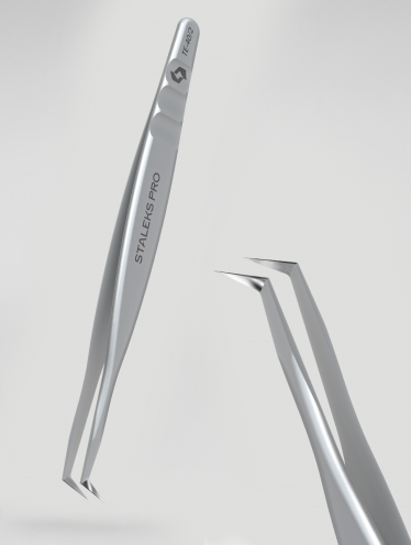 STALEKS PRO pęseta do rzęs L-50 EXPERT 40|2 / TE-40/2