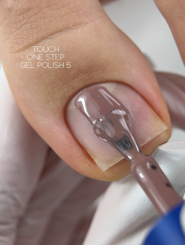 Lakier hybrydowy 3w1, One Step #5 (9ml), TOUCH