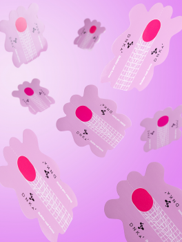 Szablony do przedłużania paznokci, LONG (100 szt), DNKa'