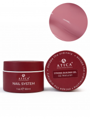 Żel budujący, Strong 02 NATURAL (30ml), Atica