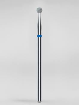Frez diamentowy kulka 2.5mm, niebieski, Staleks PRO