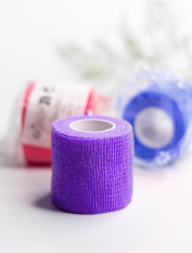 Bandaż kohezyjny, samoprzylepny, MIX (5 cm x 4.5 m)