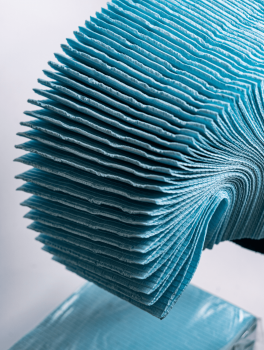 Podkłady papierowo-foliowe, niebieskie (33x45cm) 50 szt
