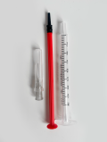 Strzykawki insulinowe dicoSULIN U-40 z igłą 27G (1ml) - 100 szt, Zarys