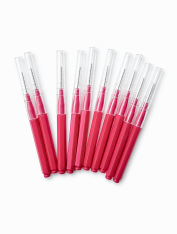 Szczoteczki do laminacji brwi, różowe NANO (10 szt)