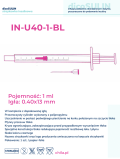 Strzykawki insulinowe dicoSULIN U-40 z igłą 27G (1ml) - 100 szt, Zarys