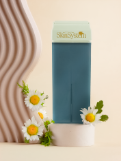 Azulenowy wosk do depilacji z rolką, 100ml