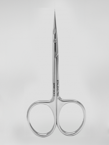 Nożyczki do skórek z haczykiem dla LEWORĘCZNYCH EXPERT 13 typ 3, Staleks PRO