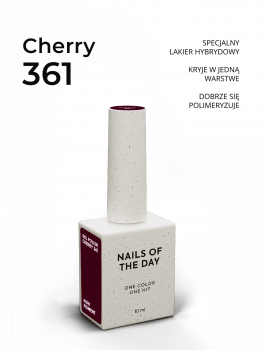 Lakier hybrydowy, Gel Polish #361 CHERRY (10ml), NOTD