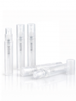 Fiolka plastikowa z wciskanym atomizerem (2ml), 5 szt