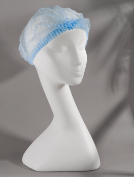 Czepki jednorazowe włókninowe, niebieski (100 szt) Mercator Medical