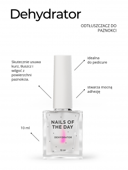 Odtłuszczacz do paznokci, DEHYDRATOR (10ml), NOTD
