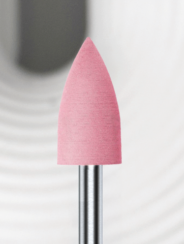 Frez Gumowy Różowy Stożek / GRS