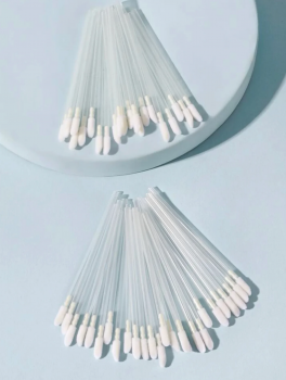 Aplikatory welurowe do rzęs i ust, przezroczyste (50 szt)