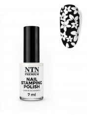 Lakier do stempli i blaszek, biały (7ml), NTN Premium