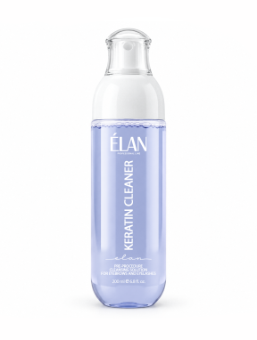 Płyn oczyszczający do brwi i rzęs, Keratin Cleaner (200ml), ELAN