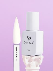 Lakier hybrydowy, Gel Polish ULTRA WHITE (12ml), DNKa’