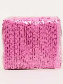 Czepek jednorazowy włókninowy Clip, różowy (100 szt)