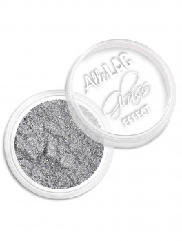 Pyłek do paznokci lustrzany Glass Effect SILVER (0.3g), AlleLAC
