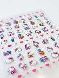 Naklejki na paznokcie HELLO KITTY - 1 ark