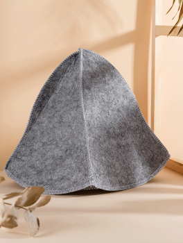 Czapka do sauny i łaźni, szara - 10 szt