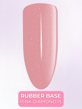 Baza kauczukowa, Rubber Base PINK DIAMOND 15 (5ml), Sunone