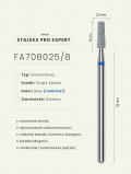 Frez diamentowy ścięty stożek 2.5mm, niebieski, Staleks PRO