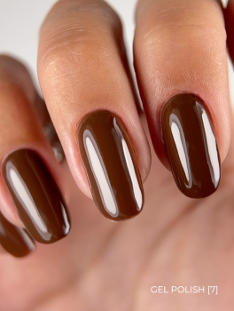 Lakier hybrydowy, Gel Polish #07 BROWN (9ml), TOUCH
