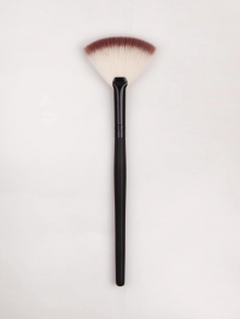 Pędzel wachlarz do kwasów, masek, czarny