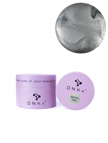 Farba żelowa do zdobienia paznokci, METAL GEL (5ml), DNKa’