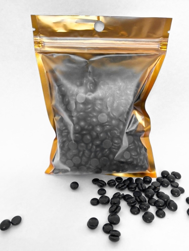 Wosk do depilacji twardy w dropsach, czarny (100g), Beautiona