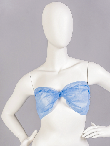 Biustonosz zabiegowy jednorazowy, niebieski (10 szt)