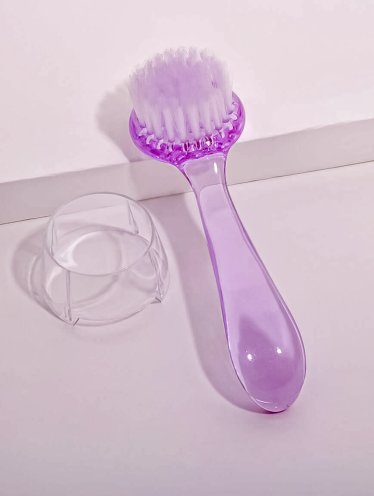 Szczoteczka do odpylania paznokci z rączką okrągła