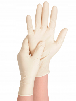 Rękawiczki nitrylowe lateksowe bezpudrowe, Dermagel Coated (100 szt/op) XS