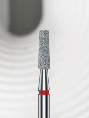 STALEKS PRO Frez Diamentowy Czerwony Ścięty Stożek 2.5 mm EXPERT / FA70R025/8