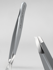 Pęseta do brwi skośna, EXPERT 10 typ 4, Staleks PRO