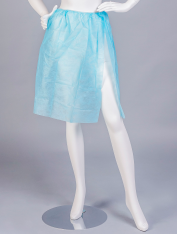 Spódniczka ginekologiczna na gumkę, niebieska (5 szt)