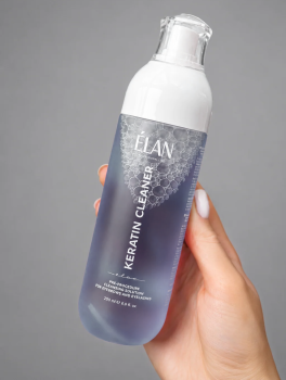 Płyn oczyszczający do brwi i rzęs, Keratin Cleaner (200ml), ELAN
