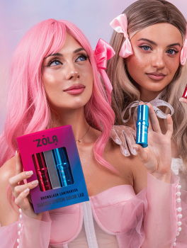 Zestaw do laminacji rzęs i brwi Color Lab, (po 10ml), Zola