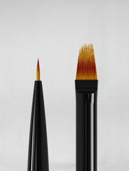 Pędzelek dwustronny liner+ombre EXPERT 01/07, Staleks PRO