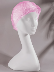 CHILA czepek foliowy RÓŻOWY- 100 szt