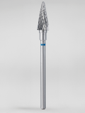 STALEKS PRO Frez Carbide Niebieski Stożek 6/14mm EXPERT / FT71B060/14