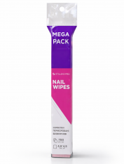 STALEKS PRO Nail Wipes różowe DUŻE - 700 szt / WE-700