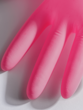Rękawiczki nitrylowe bezpudrowe, Nitrylex Magenta (100 szt/op) XS