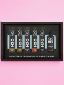 Zestaw farb do brwi H2O Liquid Hybrid Tint, 5 kolorów + Oxidant 3% (po 15ml), OkO