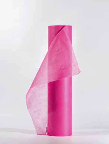 Prześcieradło włókninowe, różowe (0.6х100m) 25g/m²