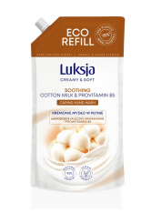 Mydło kremowe w płynie, mleczko bawełniane i prowitamina B5, Luksja (900ml)