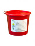 Pojemnik na odpady medyczne, czerwony (1L)